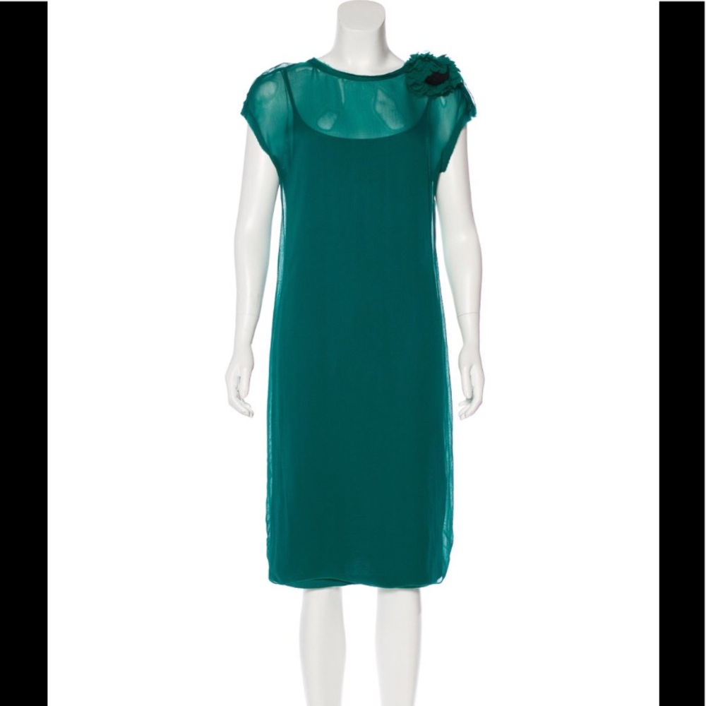 Lanvin short sleeve mini dress